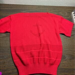 Vintage Keneth Too 70s Nautical Knit Sweater Made in USA